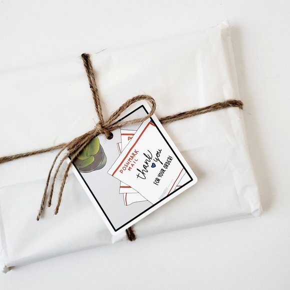 LB001 NOTE CARDS Thank You for Your Order Poshmark Mail Packages [Price Firm] - Picture 4 of 7